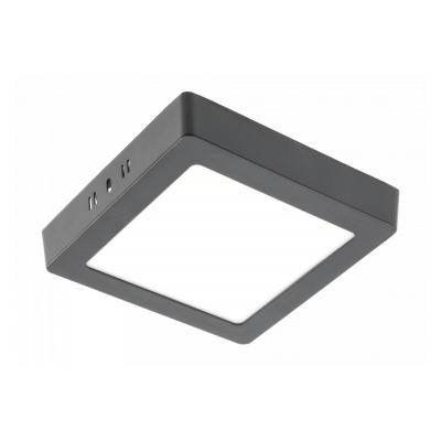 MATIS PLUS LED svítidlo, svítidlo pro podélník, 13W, černá, 3000K, 1020lm, AC220-240V, přisazené, IP20, 120°