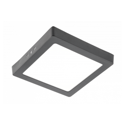 MATIS PLUS LED svítidlo, podsvícení, 19W, černá, 3000K, 1520lm, AC220-240V, přisazená, IP20, 120°
