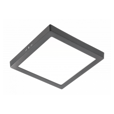 MATIS PLUS LED svítidlo, podsvícení, 24W, černá, 4000K, 2000lm, AC220-240V, přisazená, IP20, 120°