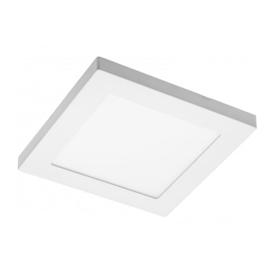 LED svítidlo MOZA, 12 W, 1000 lm, AC 220–240 V, 50/60 Hz, PF 0,5, RA≥80, IP40, 120°, 4000 K, čtverec, bílé