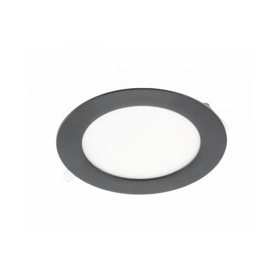LED svítidlo ORIS PLUS, podsvícení, 7W, černá, 3000K, 560lm, AC220-240V, zapuštěné, IP20, 120°