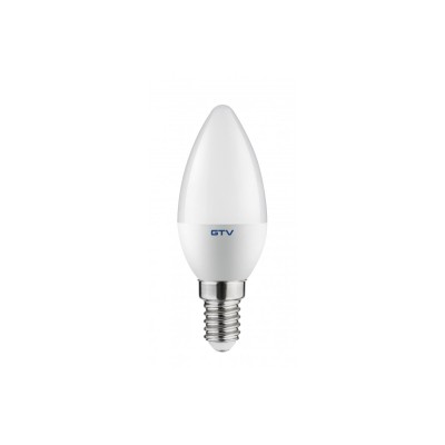 ŽÁROVKA LED, C30, SMD 2835, TEPLÁ BÍLÁ, E14, 6 W, AC 220–240 V, vyzařovací úhel 160°, 470 lm, 52 mA