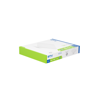 LED svítidlo SORA typ downlight, IP54, 18 W, 1800 lm, AC 220–240 V, 50/60 Hz, 120°, 4000 K, vestavné, čtverec