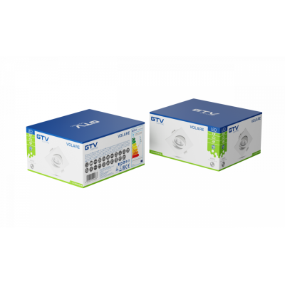 LED svítidlo VOLARE, typ downlight, 5 W, 400 lm, AC 175–250 V, 50/60 Hz, PF 0,5, RA 80, IP20, 38°, 4000 K
