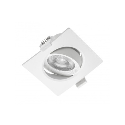 LED svítidlo VOLARE, typ downlight, 5 W, 400 lm, AC 175–250 V, 50/60 Hz, PF 0,5, RA 80, IP20, 38°, 4000 K