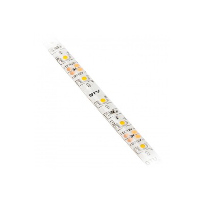 LED pásek FLASH, 3528, 300 LED neutrální bílá, 24W, vodotěsný 8mm, role 5m, 12V