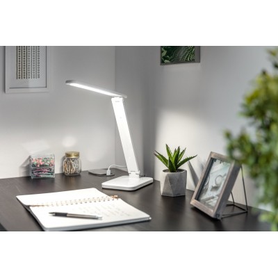 Stolní lampa HIKARI LED, 6 W, 400 lm, AC 220–240 V, 50/60 Hz, CCT, bílá