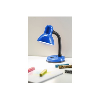 Stolní lampa RIO, E27, max. 40 W, 220–240 V, modrá