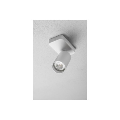 Nástěnné svítidlo SANTO BIS, hliník, IP20, max. 20W, jednoduché, kulaté, bílé