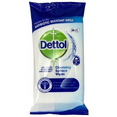 Dettol Antibacterial Cleansing Surface Wipes