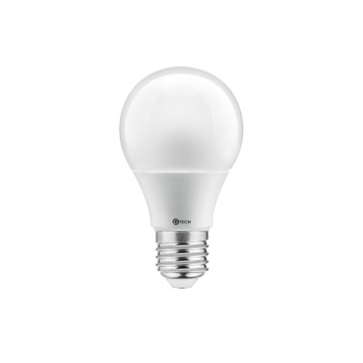 G-TECH Světelný zdroj LED, A60, SMD2835, E27, 6 W, 470 lm, 52 mA, AC 220–240 V, 200°, 3000 K