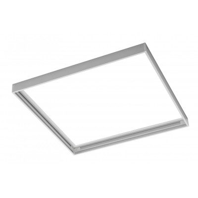 G-TECH Rám pro nástěnnou montáž LED panelů 45x45 cm, bez šroubů, bílý