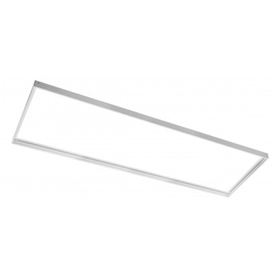 G-TECH rámeček pro nepříďovou montáž LED panelů 120x30x6,5cm (TYP BACKPLATE), bez šroubů, bílý