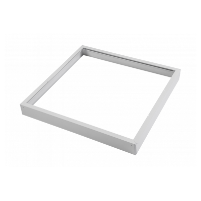 G-TECH rámeček pro přisazení LED panelů 60x60x6,5cm (TYP BACKPLATE), bez šroubů, bílý