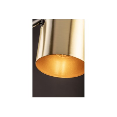 Stolní lampa MYŠ, 0505, max.250V, 50/60Hz, 1*E27, max.25 W, prům.8 cm, IP20, černá/zlatá