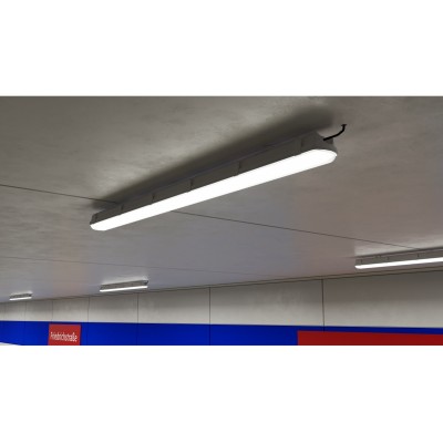 Voděodolné svítidlo BESTA LED, 60 W, 8400 lm, AC 220–240 V, 50/60 Hz, PF 0,9, RA 80, IP65, 4000 K, 150 cm