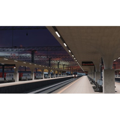 Voděodolné svítidlo BESTA LED, 60 W, 8400 lm, AC 220–240 V, 50/60 Hz, PF 0,9, RA 80, IP65, 4000 K, 150 cm