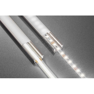 LED pásek COB 12V, 320LED/m, 8mm, 8W/m, bez gelu, teplá bílá