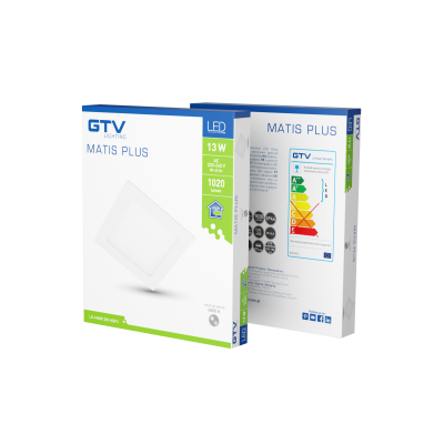 LED svítidlo MATIS PLUS typ downlight, IP44, 13 W, 1020 lm, AC 220–240 V, 50/60 Hz, 120°, 4000 K, vestavné, bílé