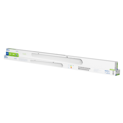 Voděodolné svítidlo XARO LED, 48 W, 5800 lm, AC 220–240 V, 50/60 Hz, PF 0,9, RA 80, IP65, 4000 K, 150 cm