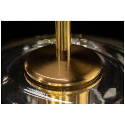 Stropní svítidlo LIME, 7887, AC 220–240 V, 50/60 Hz, 1*E27, IP20, prům. 35 cm, jednoduché, zlaté