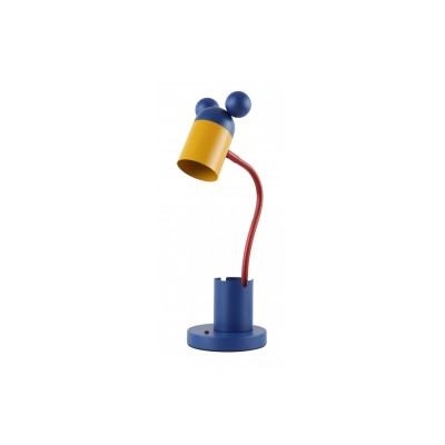 Stolní lampa MYŠ, 5495, max.250V, 50/60Hz, 1*E27, max.25 W, prům.8 cm, IP20, námořnická / žlutá