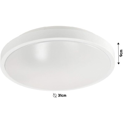 ECOLIGHT Kulaté LED stropní svítidlo - 2xE27 - bílé