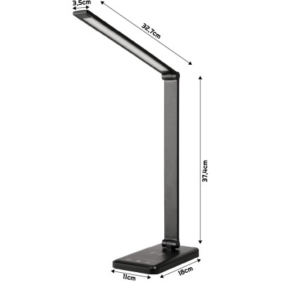 BERGE Stolní LED lampa 5W CCT s indukční nabíječkou