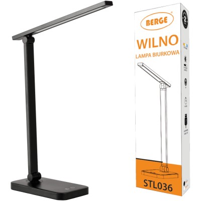 BERGE Stolní LED lampa 5W WILNO černá