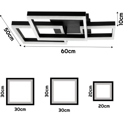 BERGE Stropní LED lampa 80W Louisville CCT