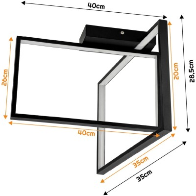 BERGE Stropní LED lampa Seattle 60W CCT