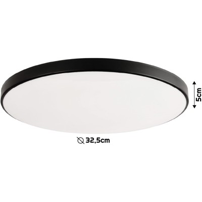 ECO LIGHT LED stropní svítidlo 24W 2v1 bílá/černá