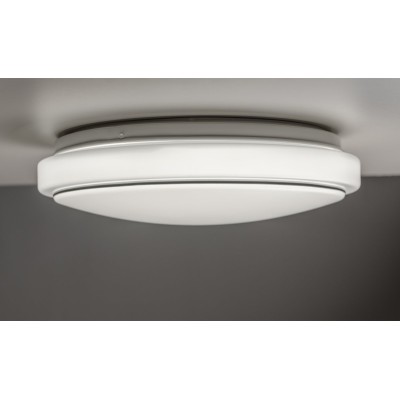 ROSALI LED stropní svítidlo, Ø340mm, 4000K, 24W, 1920lm, AC180-250V, 50/60 Hz, PF 0,5, IP44, kulaté, bílé,3y