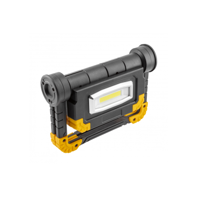 WORKY LED světlomet, 2x10W COB, 1200lm, 6400K, Powerbank 5000mAh 5V 1A, USB-C, IP44