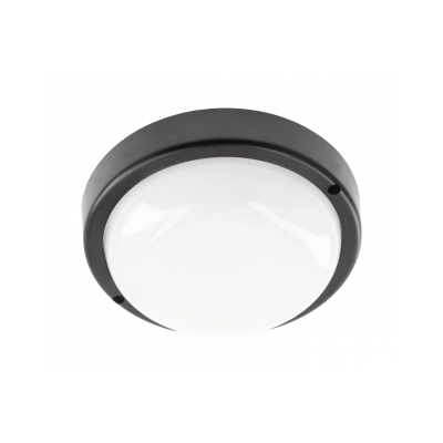 KODO Potrubní svítidlo, LED, 8W, 720lm, 4000K, AC180-250V, IP54, IK08, Kulatý, Černá