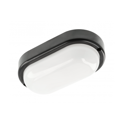 KODO Potrubní svítidlo, LED, 8W,720lm, 4000K, AC180-250V, IP54, IK08, oválné, černé