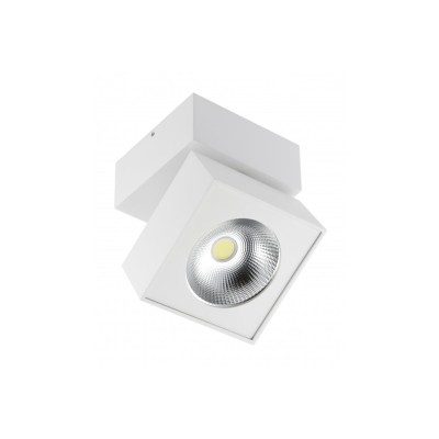 LED svítidlo BIANCO, 15 W, 1500 lm, AC 220–240 V, 50/60 Hz, PF 0,5, Ra≥80, IP20, IK06, 36°, 4000 K, čtverec, bílé