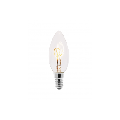 LED SVĚTELNÝ ZDROJ, FILAMENT, SPIN, C35, E14, 3.0W, 165lm, 2200K, AC220-240V, 360°