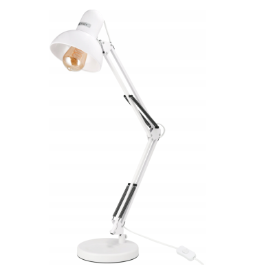 BERGE Stolní lampa XL Praga 1xE27 LED bílá