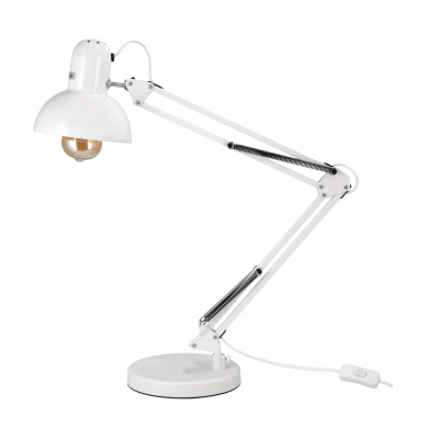 BERGE Stolní lampa XL Praga 1xE27 LED bílá