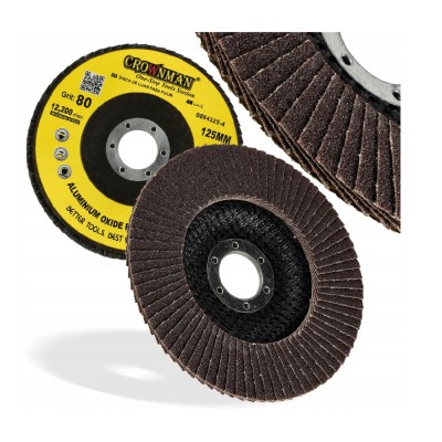 BERGE 5x lamelový kotouč pro broušení dřeva, kovu, 125 mm P80