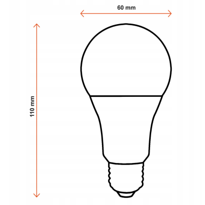 BERGE 6x LED žárovka - E27 - 15W - 1200Lm - neutrální bílá