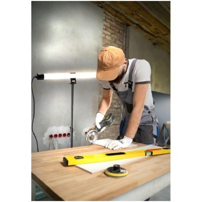 BERGE LED pracovní lampa na stativu 20W 1700lm