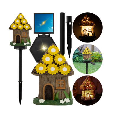 Vergionic LED solární zahradní svítidlo FAIRY HOUSE dekorativní zapuštěné