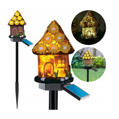 Vergionic LED solární zahradní svítidlo FAIRY HOUSE dekorativní zapuštěné