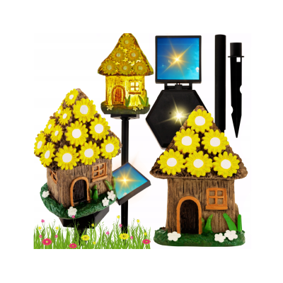 Vergionic LED solární zahradní svítidlo FAIRY HOUSE dekorativní zapuštěné