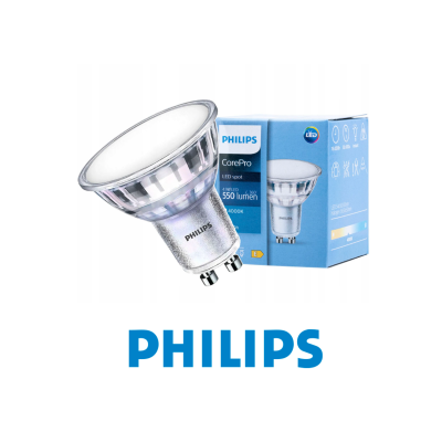 PHILIPS LED žárovka Philips Corepro GU10 – 4,9W – 550 Lm – neutrální bílá –  Premium