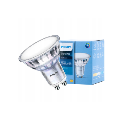 PHILIPS LED žárovka Philips Corepro GU10 – 4,9W – 550 Lm – neutrální bílá –  Premium