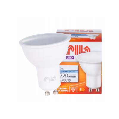 PIŁA LED žárovka Philips PILA GU10 - 7W - 720Lm - neutrální bílá - Premium