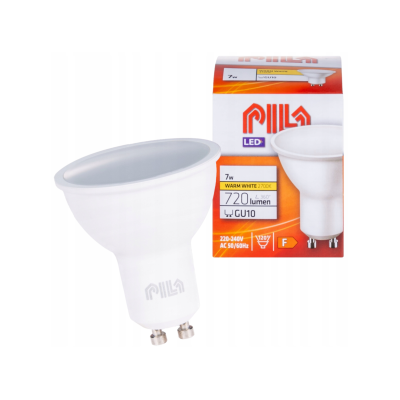 PIŁA LED žárovka Philips PILA GU10 - 7W - 720Lm - teplá bílá - Premium